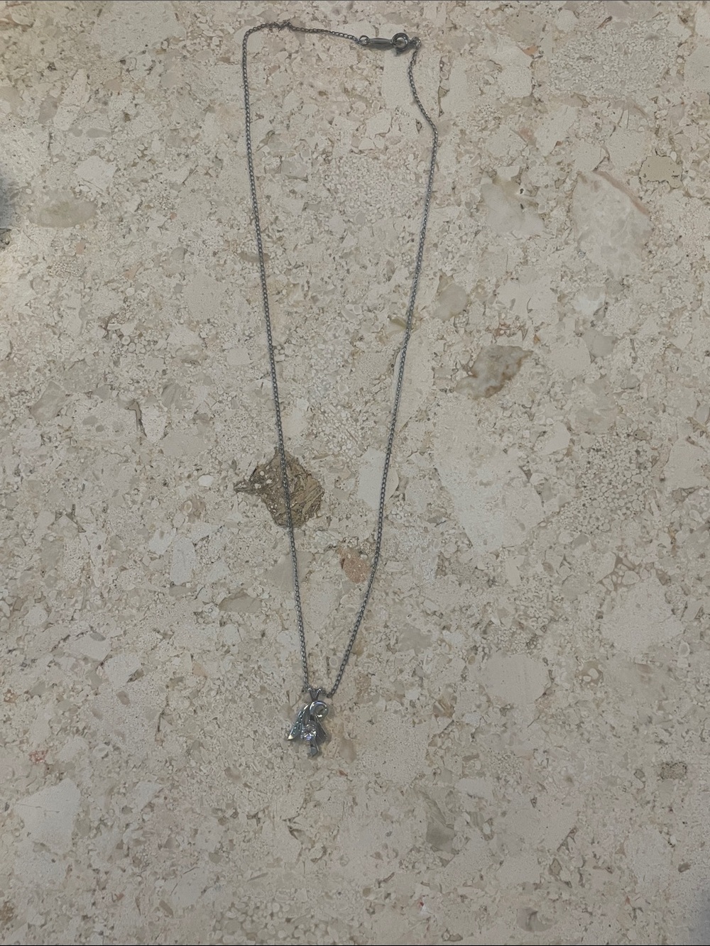 Delicate Silver-Tone Pendant Necklace - Women Jewelry